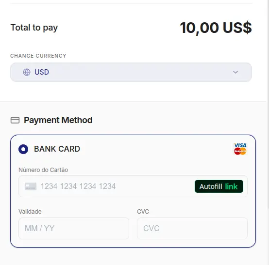Paysgator Checkout