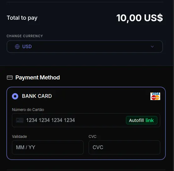 Paysgator Checkout